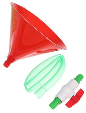 Garneck Plastic Beer Funnel Tube for Parties Beer Funnel Valves for Drinking Games for Outdoor Gatherings