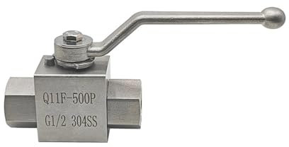 Hydraulische Kugelhähne 2-Wege-Kugelhahn, 304/316L Edelstahl, Innengewinde, 1/4 Zoll, 3/8 Zoll, 1/2 Zoll, 3/4 Zoll, 1 Zoll, 2 Zoll, hydraulische Schalter-Wasserventile Hydraulisches Ventil(3/4,316L S