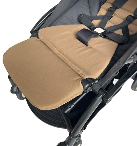 Brogtorl Accesorios para cochecito - Reposapiés - Tabla de extensión compatible con Babyzen YOYO - sin desmontaje - Extensión de 6,2 pulgadas, fácil de fijar y limpiar (Toffee)