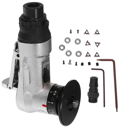 Warmhm Smussatrice Pneumatica Compatta per Metalli con Lame Intercambiabili Alta Velocità e Precisione per Sbavatura e Rifinitura Bordi in Acciaio e Alluminio Utensile Professionale per