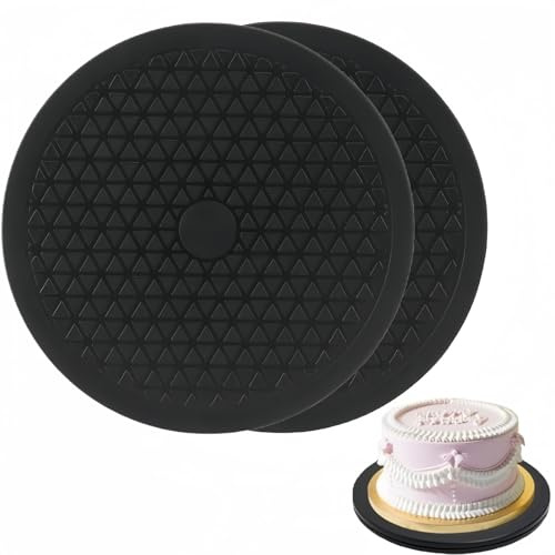 Plataformas Giratorias,Mesa Giratoria de 360 Grados,Tocadiscos con Rodamientos de Bolas de Acero,Plataforma Giratoria Redonda para TV Monitor Esculturas de Cerámica Plantas Bonsai (30cm 2PCS)
