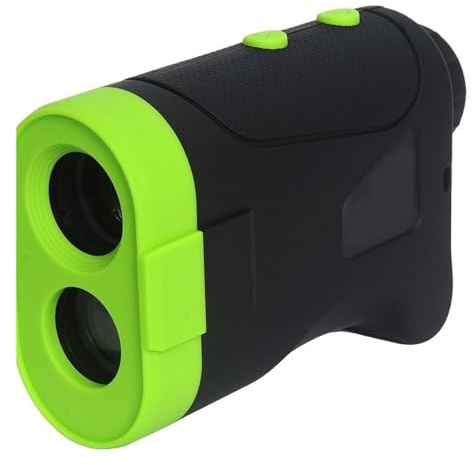 Mini telémetro láser de Golf 1000M Recargable con Carga USB Pendiente NO/Off Comprobación Distancias Precisa Esfuerzo(Back Green,800m)