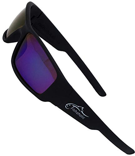 Fishoholic Lunettes de soleil polarisées UV400-9 couleurs pour homme et femme