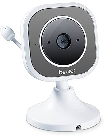 Beurer BY 110 Einzelkamera Erweiterung mit Gegensprechfunktion, Nachtsichtfunktion und Temperaturalarm, Zubehör für das BY 110 Video-Babyphone mit Kamera