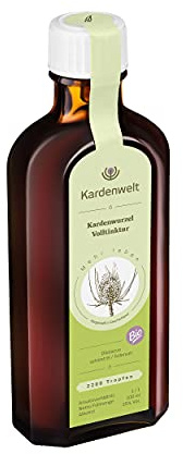 Kardenwelt 100ml Bio-Kardenwurzel-Volltinktur (Ansatz 1:1) | Bio Kardenwurzel Tinktur, Wilde Karde Tinktur, Kardenwurzel Tropfen, Kardentinktur