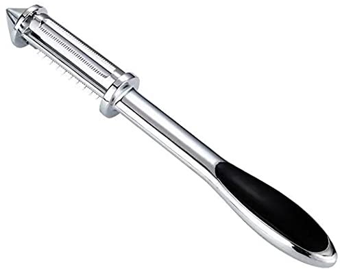 Anjetan Zanahorias Patata Tomates Slicer Vegetal Peeler Profesional Hogar Ruzoso Ergonómico Aleación Universal Nolip 3-In-1 Julienne Peeler