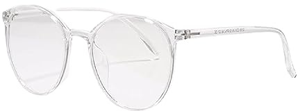 Ocushield Carson Kids Blue Light Glasses, Clear White | Blue light blocking computer glasses for children age 5+. Eye strain relief, anti-glare screen protection.