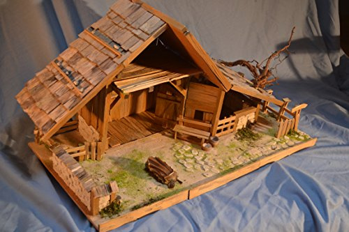 Menta-modellbau Weihnachtskrippe Bausatz Home Alpenland Krippe DIY