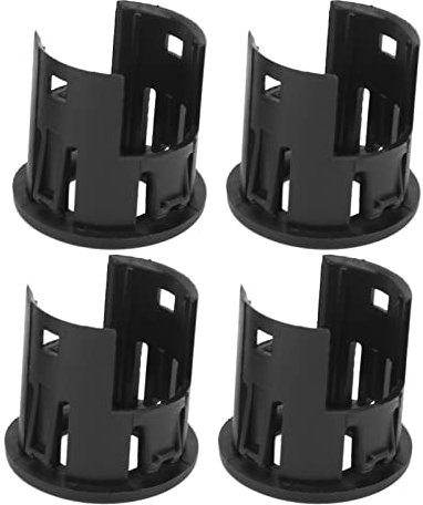 Lot de 4 Boîtiers de Capteur D'aide au Stationnement, Boîtier de Capteur D'aide au Stationnement Avant Arrière KIMISS ABS pour 1500 (noir)