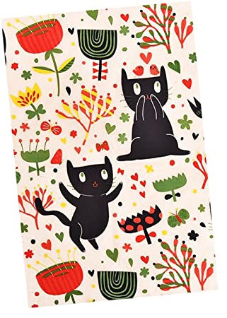 Baoblaze Keramik-Keramik-Transferpapier, Porzellan-Muster, Keramik-Aufkleber, Unterglasur-Blumenpapier für Keramik-Emaille-Aufkleber, Katze
