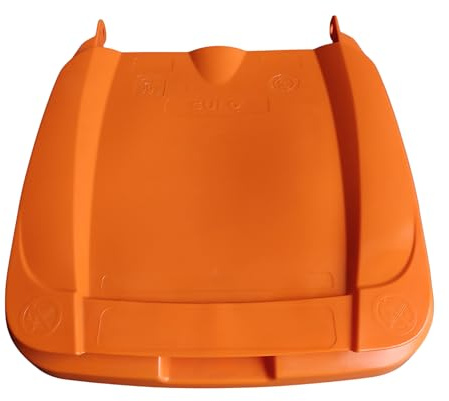 Sulo Mülltonnendeckel Deckel für Mülltonnen in der Form Euro2 für Müllgroßbehälter MGB 120 Liter in der Farbe orange