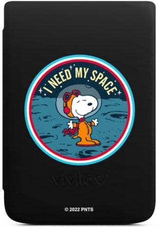 DeinDesign Coque pour liseuse Compatible avec Vivlio Touch HD Plus Etui pour liseuse Protection pour liseuse Peanuts Snoopy Cosmos