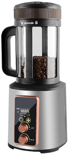 JODAIS Coffee Bean Roaster Machine, 2.2KW Electric Hot Air Coffee Roaster, with Digital LED Display and Adjustable Time, Temperature, Wind Speed, Roast 100-400g Coffee Bean, Gift for Coffee Lover