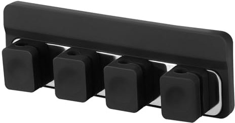 ULTECHNOVO Kabelhalter Magnetisch Für Ladekabel Kabelorganizer Mit Selbstklebender Rückseite Kabelmanagement Clip Aus Silikon Für Kabelorganisation