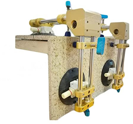 Colocador de juntas sin juntas, 2pcs / lot de 90 grados de costura de piedra de piedra vertical for la instalación de la losa de piedra para granito, piedra, mármol, losas