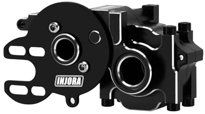 INJORA Aluminum Transmission Housing with Motor Mount for Buggy Losi Micro-B/Micro-T