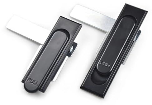 XK143B Industrial Cabinet Electric Control Cabinet Access Door Server Rack Black Hardware Panel Locks(XK143-115B)