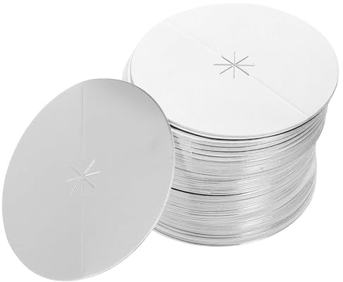 Tropfenfänger für Kerzen, 100 Stück, 8cm Durchmesser | Tropfschutz Papier, Für Heimtempel