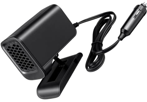 Riloer Chauffage de Voiture pour Camping-Car, Chauffage Rapide, dégivrage, désembuage, Ventilateur Portable pour Automobile, Compatible avec la Plupart des modèles 24 V