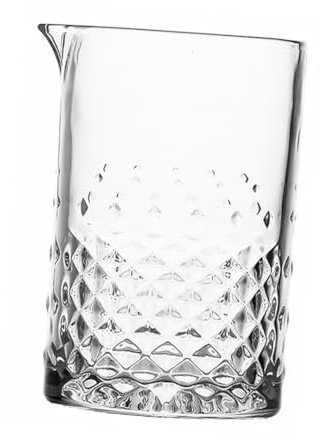DECOMELODY Copa De Cóctel Mezclador Profesional De Fondo Grueso De Cristal Para Preparar Bebidas El Bar