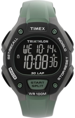 Timex Montre Digital Quartz pour Hommes Triathlon Classic C30