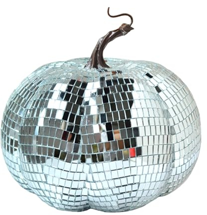 Genérico Decorazione di con palla da discoteca - Decorazione artificiale di Halloween brillante a forma di | La festa appesa della stagione autunnale favorisce le forniture