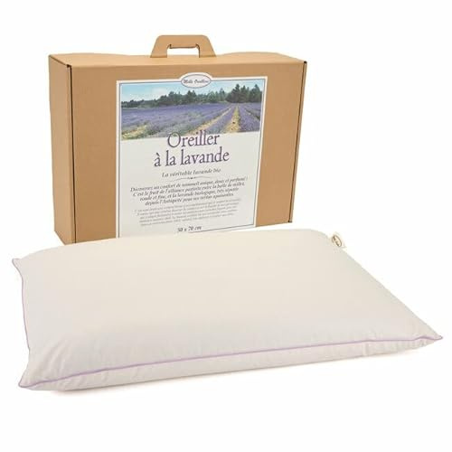 Mille Oreillers Oreiller à la Lavande Bio - 50 x 70 cm