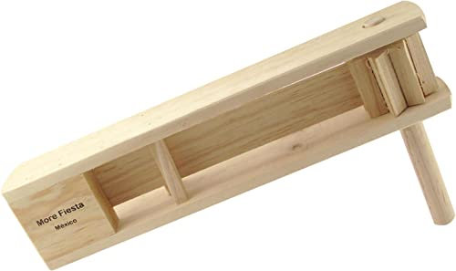 Großer Matraca Geräuschmacher aus Holz, 38,1 cm lange Ratsche