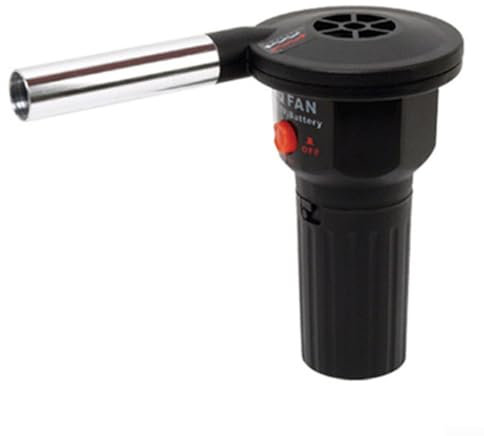 SPORTARC Asciugacapelli portatile per barbecue, Ventilatore elettrico per barbecue, Ventilatore elettrico da campeggio all'aperto, Utensili da fuoco da picnic