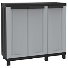 Terry, Twist Black 102b, 3-dörrars multifunktionsskåp med 2 separata fack – 102 x 39 x 91,5 cm