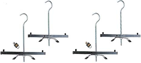 2 x Pairs Roof Rack Ladder Clamps