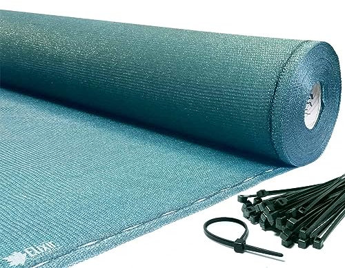Elixir Gardens 85% UV Greenhouse Sun Shade Netting | Privacy & Fence Screening & Scaffold Debris & WindBreak Mesh Cover for Balcony, Patio & Terrace | 1m to 100m Lengths | 1.2m x 25m