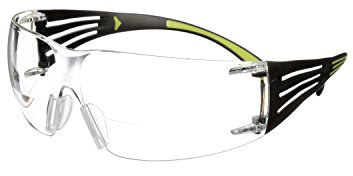 3M SecureFit 400 Gafas de seguridad de aumento, Anti-rayaduras/Anti-empañamiento, Lente transparente +2.5, SF425AS/AF