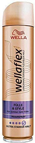 Wella Wellaflex Laca para el Pelo Rellenador & Style Ultra Fuerte, 4 Pack (4 X 250ml)