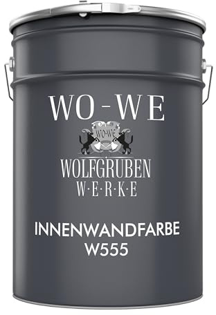 Innenwandfarbe Wandfarbe Deckenfarbe Wand Farbe Innenfarbe W555 Weiss - 5L