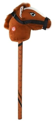 Unibos Aggloz | Hobby Horse Toy with Sounds | Tall Horse on a Stick | Quality Horse Toys | Galloping Sounds | Childrens Toy | for Kid Xmas Gifts Indoor & Outdoor | 71cm