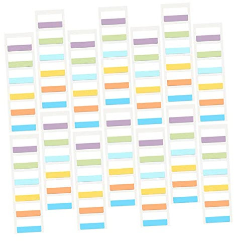 VILLFUL 300stücke Buchregister Haftregister Lesezeichen Marker Indexregister Seitenregister Klebrige Tabs Binder Buch