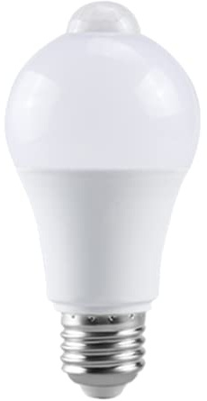 Koanhinn 85-265V E27 PIR Bewegungssensor Lampe 12W Birne mit Bewegungssensor Infrarot Bewegungsmelder Sicherheitslicht Warmes Licht