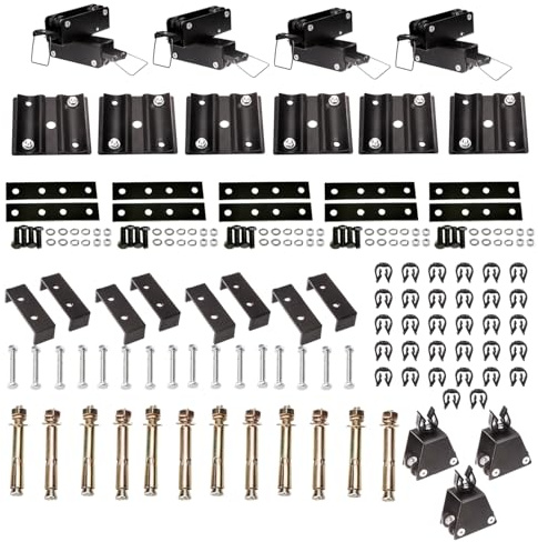 Pantograph Ceiling Rail System Accessories Set, Telescopic Light Wall Mount Parts for Photography Studio Flash Moonlight Softbox Ring Light and Other Lighting Equipment