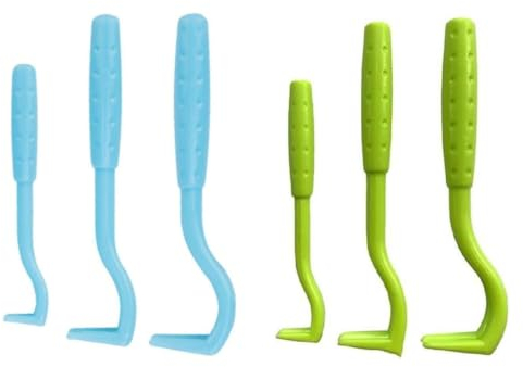 TNSRAY 6 pezzi Clip per zecche, ganci per zecche, Pinzetta per Zecche per Cani e Gatti,Pinza per Zecche, trappole per zecche, trappole per zecche per cani e gatti, rimozione zecche e pulci,verde e blu