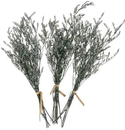 Trockenstrauß 3 Stück aus Getrockneten Blumen für Dekoration