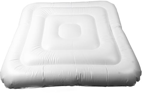 HUSHUI Couverture de Spa Gonflable, Couvercle de Spa à économie D'énergie isolé Anti-poussière et Anti-Pluie pour de Spa carré 4,2 Pieds