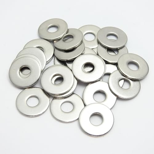 25 Stück M8 Edelstahl Unterlegscheiben 8,4 x 24 mm,Stärke 2 mm, DIN 9021/ ISO 7093 V2A, A2, VA, große Scheiben, Karosseriescheiben
