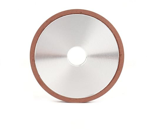 Disco abrasivo diamantato da 150-400 grana per affilatura di mole diamantate da 100 mm per utensili da fresatura in acciaio al tungsteno, metallo duro, 100x20x4x10mm, 400
