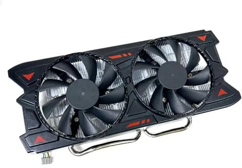 Dissipateur thermique de refroidissement for processeur, taille 53 x 53 mm, compatible avec la carte vidéo 51RISC, cartes graphiques AMD RX 580 8G, compatible avec les cartes de la série RX580, RX580