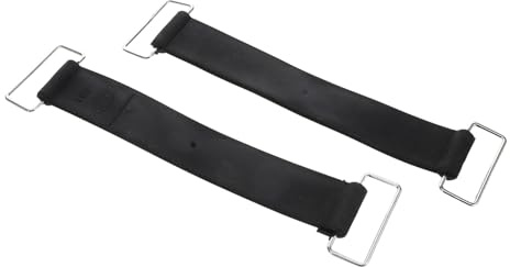 Mobestech 2piezas Correa De Sujeción Reutilizable Correas para Batería Ajustables Antideslizantes De Goma