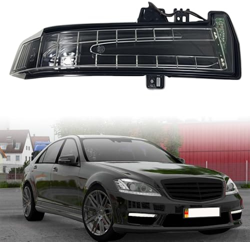 For Mercedes Benz W176 W246 W204 W212 C117 X156 Mirror Indicator 2007-2018 | Right, Wing Mirror Indicator, Turn Signal Repeater Light, O/S Driver Side