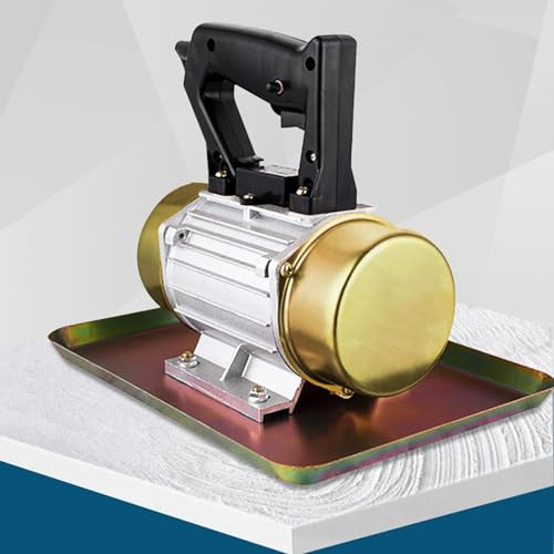 MXBAOHENG Single Phase Concrete Vibrator Portable Concrete Poker 2840RPM Cement Trowel Vibrating Machine for Concrete Compacting and Surface Vibration (Silvery)