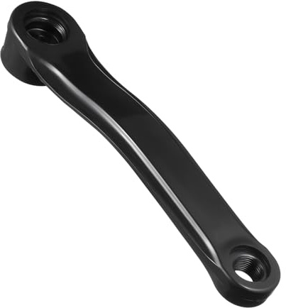 Garneck Ergometer Ersatzteile Kurbelarm aus Metall für Mountainbike und Fitnessfahrrad Robuste Bauweise und Reibungsreduzierung Schwarzer Pedalarm für Heimtrainer