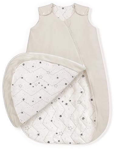 lulumoon Baby Schlafsack für 15-24 Monate: 2,5 TOG 90cm Winter Schlafsack - Baumwolle Elasthan 100% Polyesterfaserfüllung - Warme Babyschlafsack 90cm